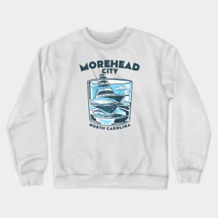 Morehead City, NC Marina Martini Crewneck Sweatshirt